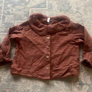 Rylee+Cru maroon dress top